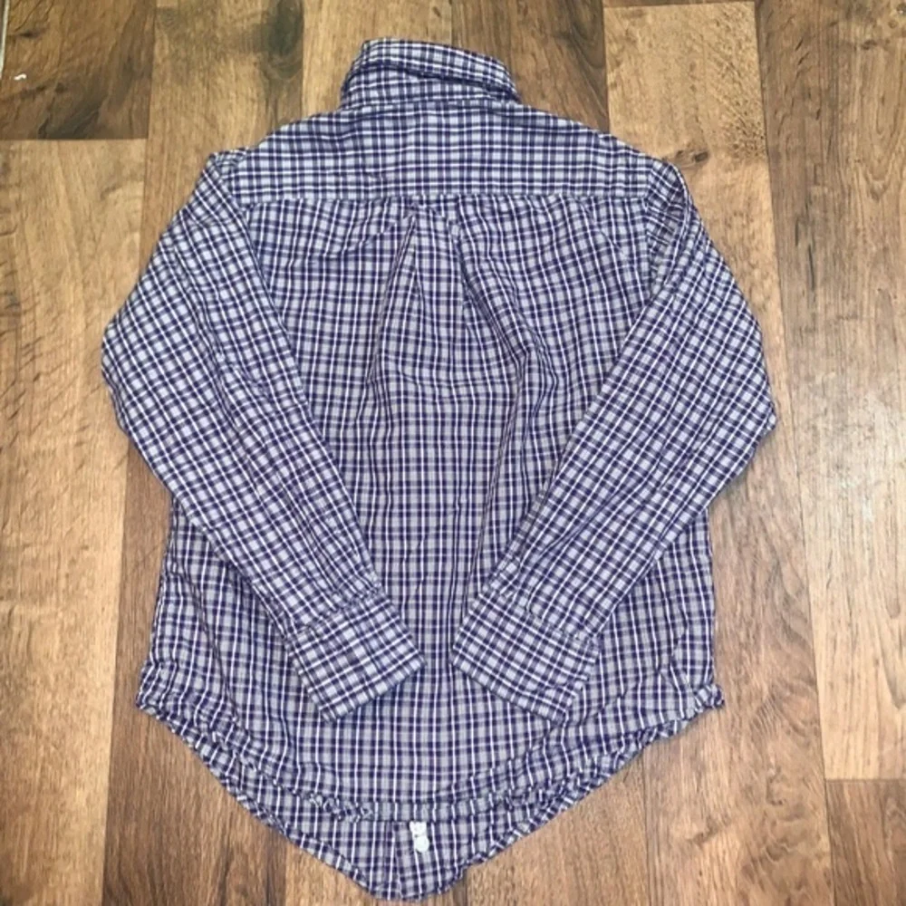Ralph Lauren Youth Purple Button Down Shirt Size 4